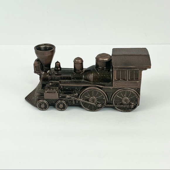 Vintage 1974 Banthrico Chicago Metal Train Coin Money Bank - Picture 2 of 11